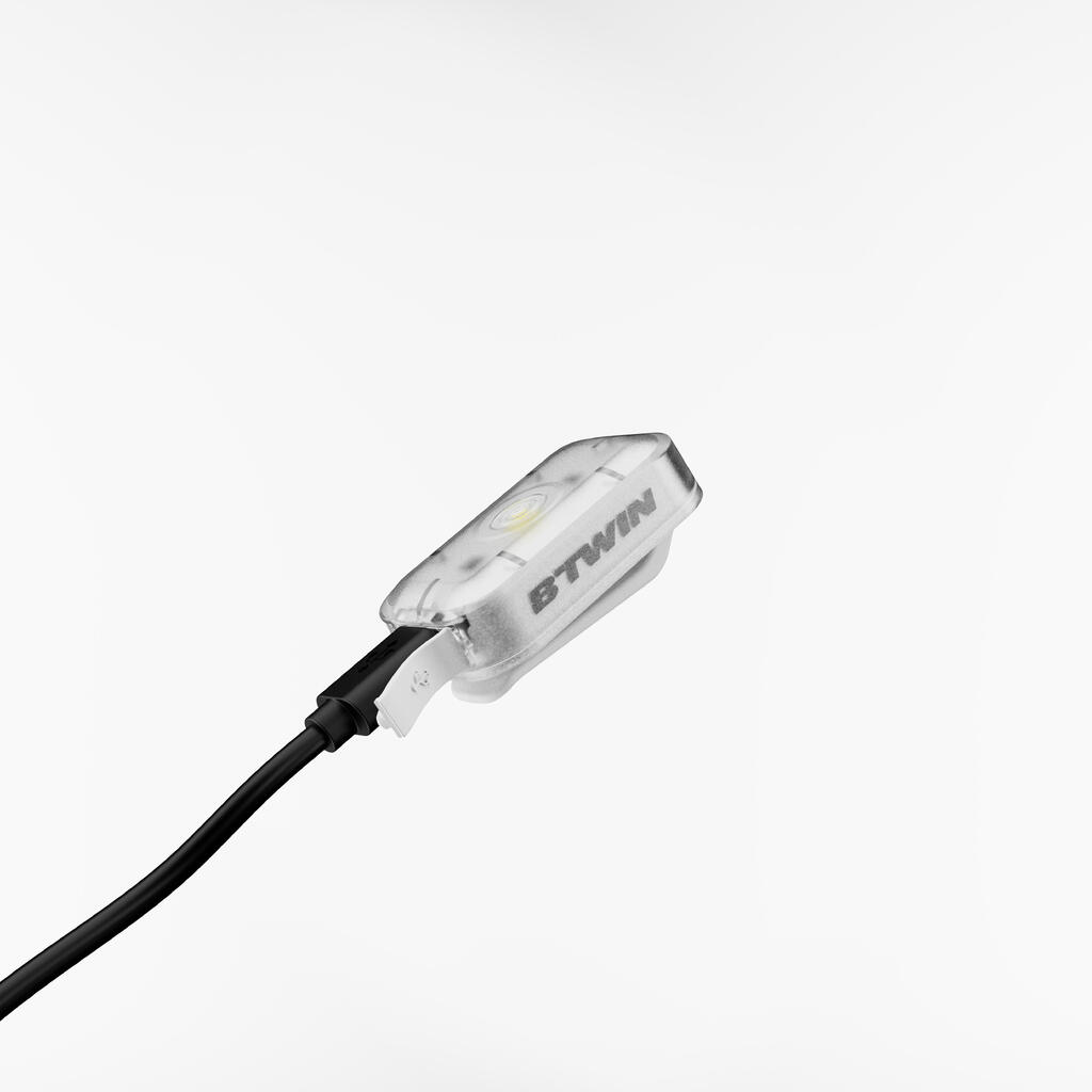 Σετ εμπρόσθιο/οπίσθιο φως ποδηλάτου LED USB CL 500 - Μαύρο