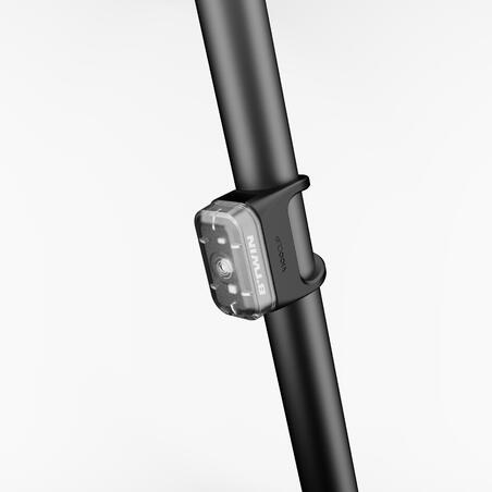 Lumière de vélo avant/arrière DEL USB CL 500 noire
