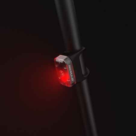 مجموعة مصابيح الدراجة الأمامية/الخلفية LED CL 500 مزودة بمدخل USB - أسود