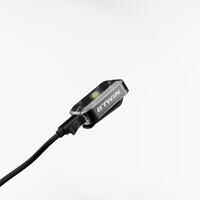 Front/Rear LED Bike Light Set ST 500 USB 5 to 15 lumens - Black