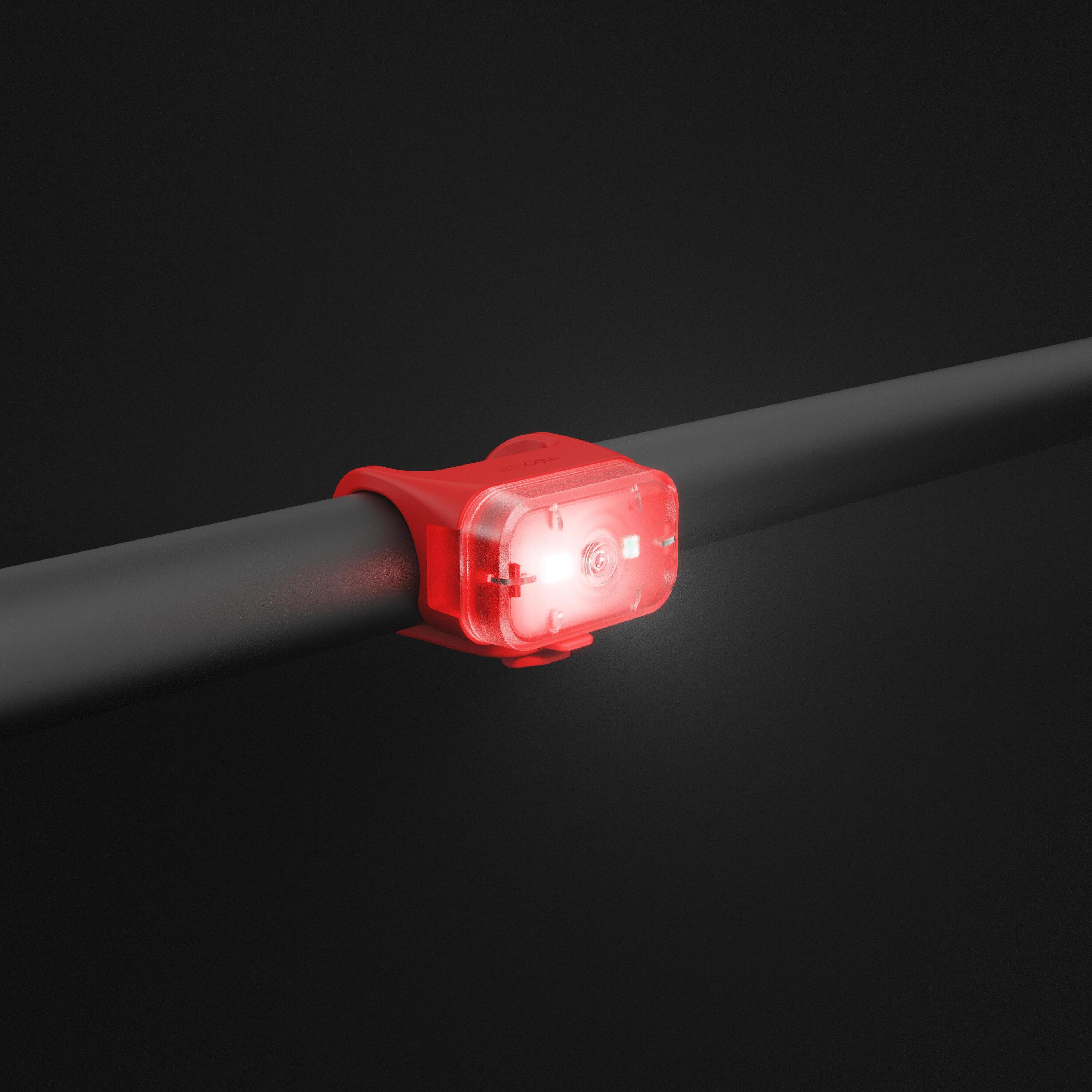 ECLAIRAGE VELO LED CL 500 AVANT/ARRIERE ROUGE USB 4/9