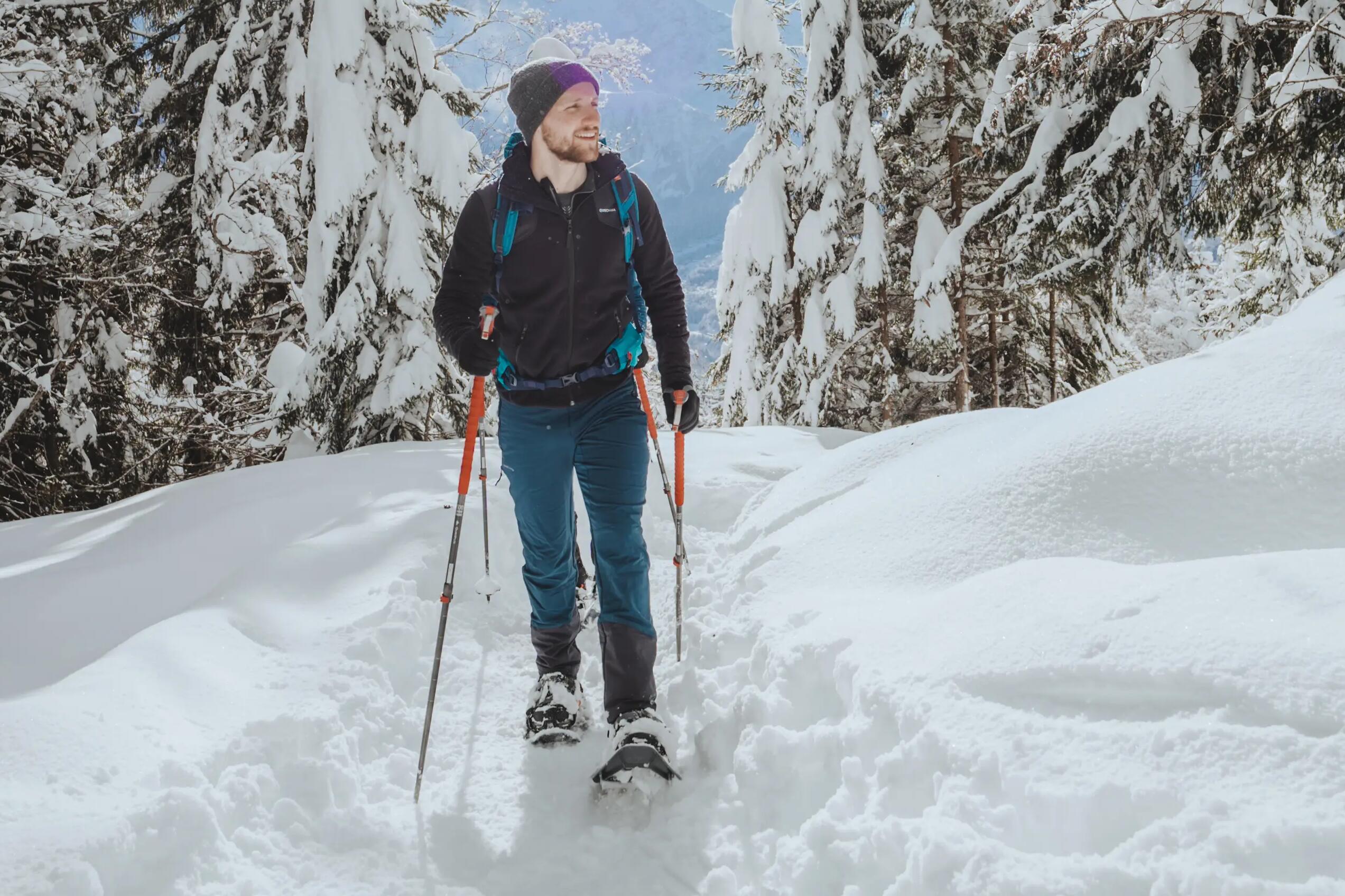 use poles for greater stability