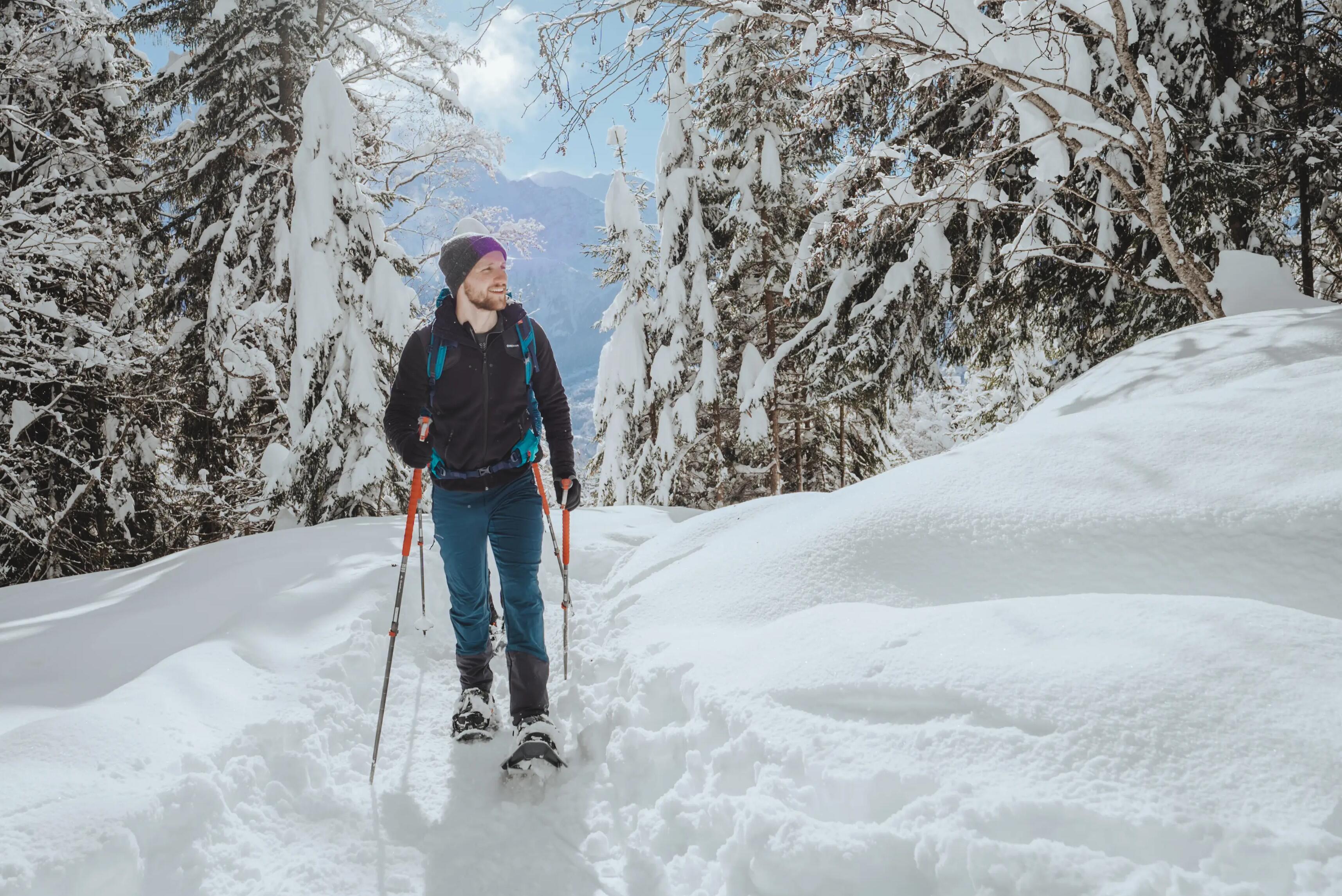 use poles for greater stability