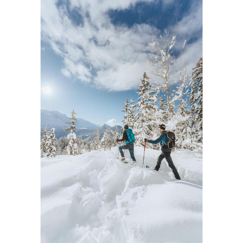 Mallas térmicas de montaña y nieve perlante Mujer Quechua SH500 negro