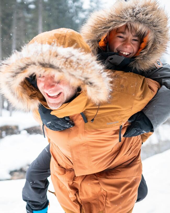 PARKA DE SENDERISMO CÁLIDA E IMPERMEABLE NIÑOS - SH900 -23 °C - 7-15 AÑOS