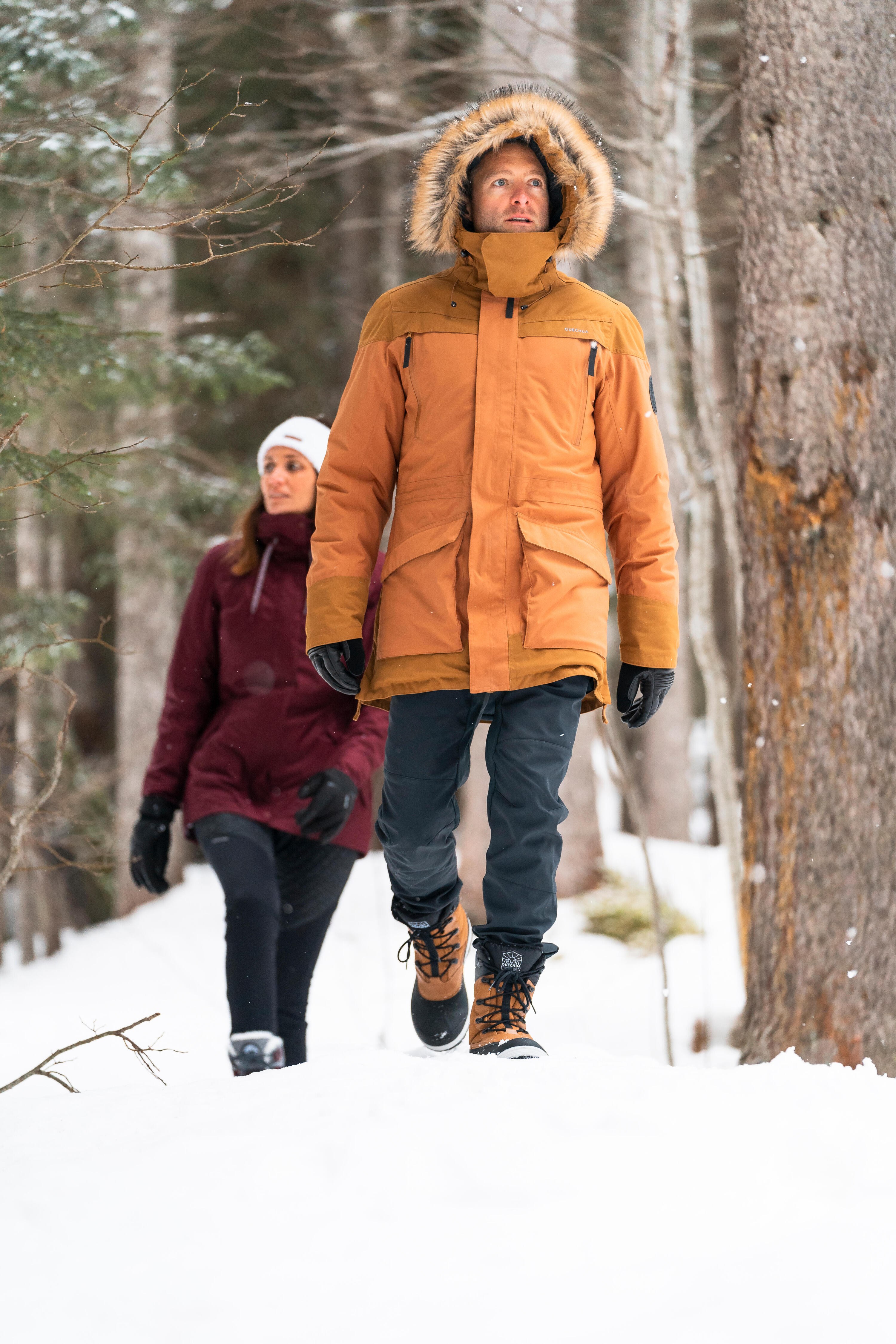 Men’s Warm Waterproof Snow Hiking Boots  - SH500 X- WARM - Lace 3/9