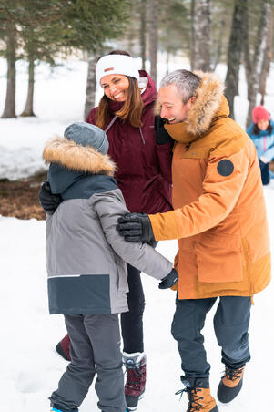 Куртка теплая водонепроницаемая походная -10°C женская SH100 X-WARM