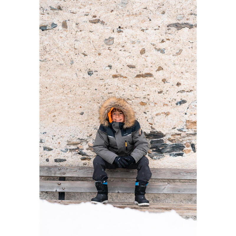 Botas nieve y apreski impermeables con velcro Niños 24-38 Quechua SH500