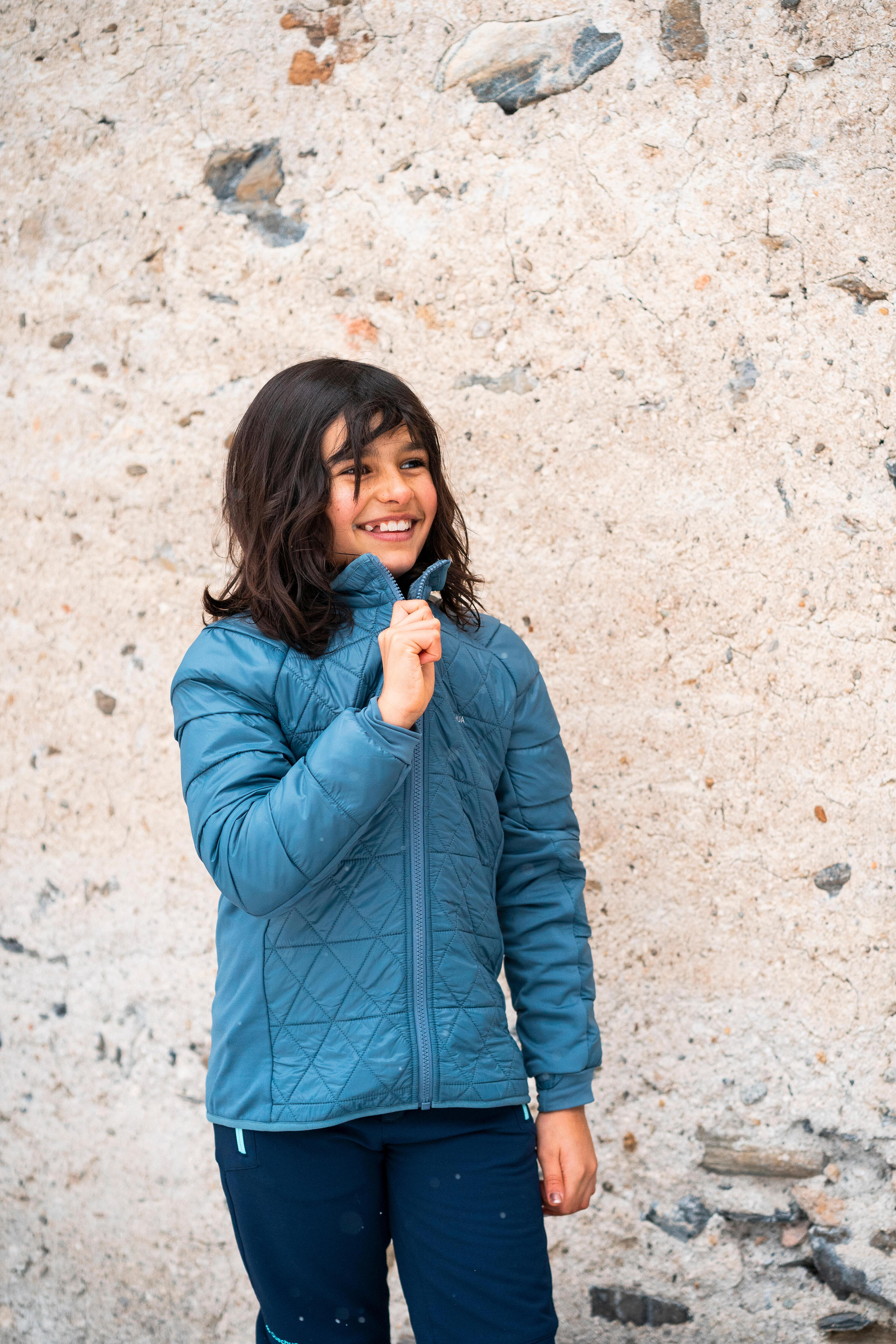 VESTE 3en1 CHAUDE ET IMPERMÉABLE RANDONNÉE -SH500  MTN -10°C - ENFANT 7-15 ANS 13/14