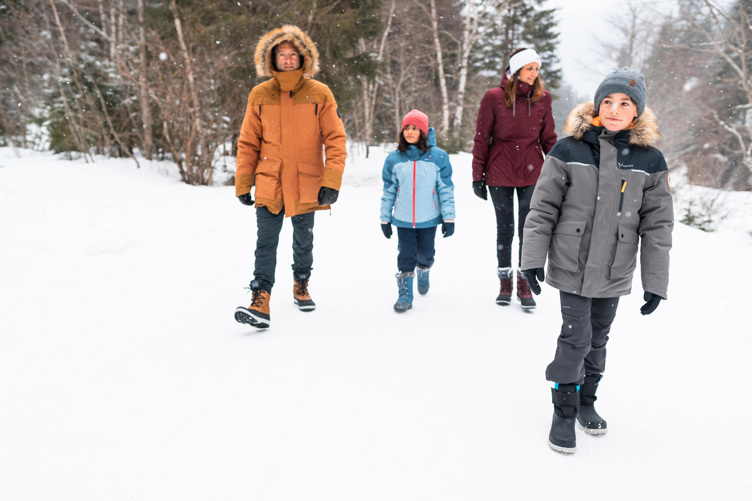 Kids’ warm waterproof snow hiking boots SH500 - Velcro Size 7 - 5.5 3/7