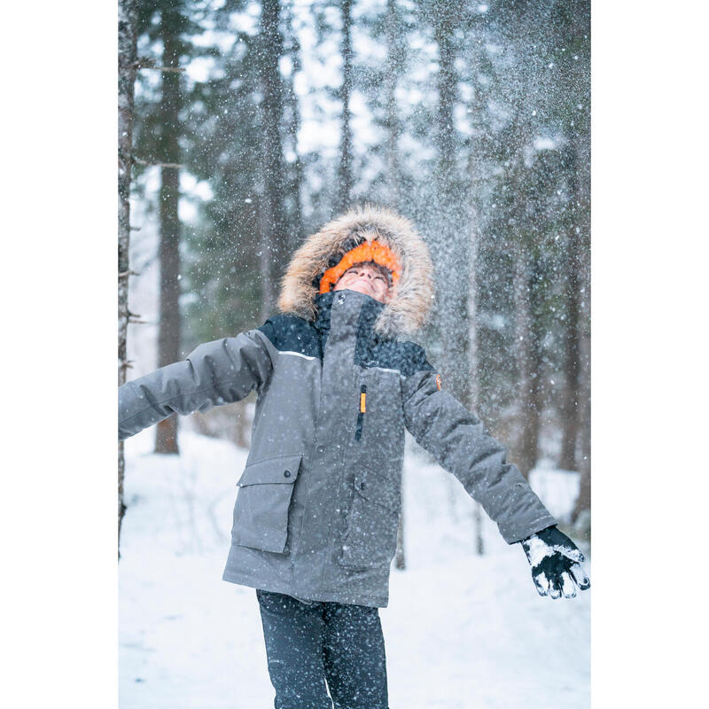 Botas Caminhada Neve Quentes Impermeáveis Criança SH500 24-38