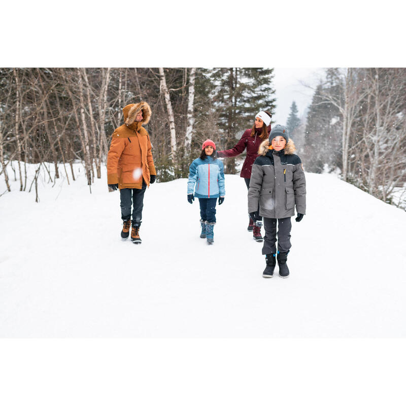 Schneestiefel Herren warm wasserdicht mit Schnürung Winterwandern - SH500 