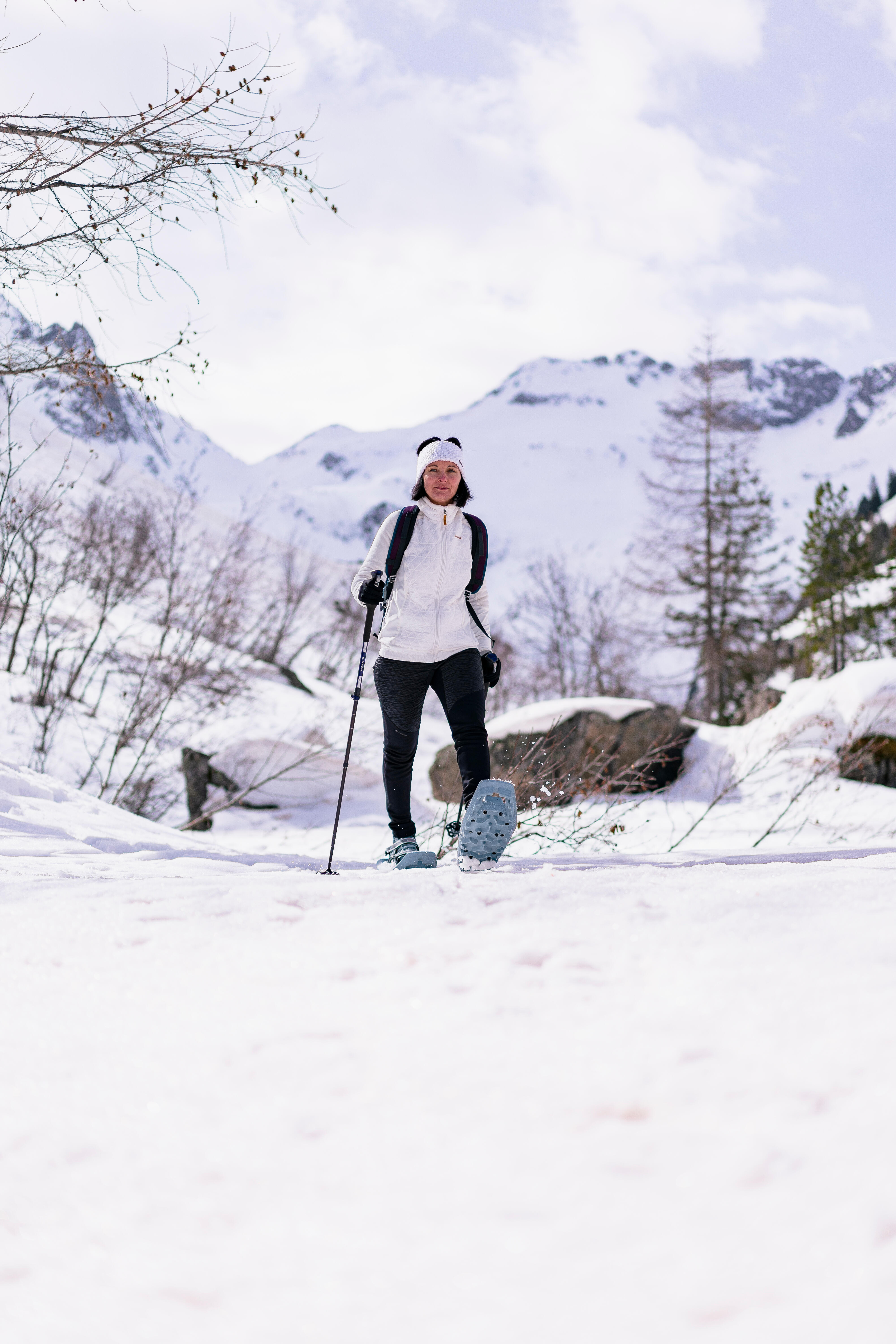 Snowshoes SH 100 Grey Rainy blue, graphite grey, Magnolia Quechua