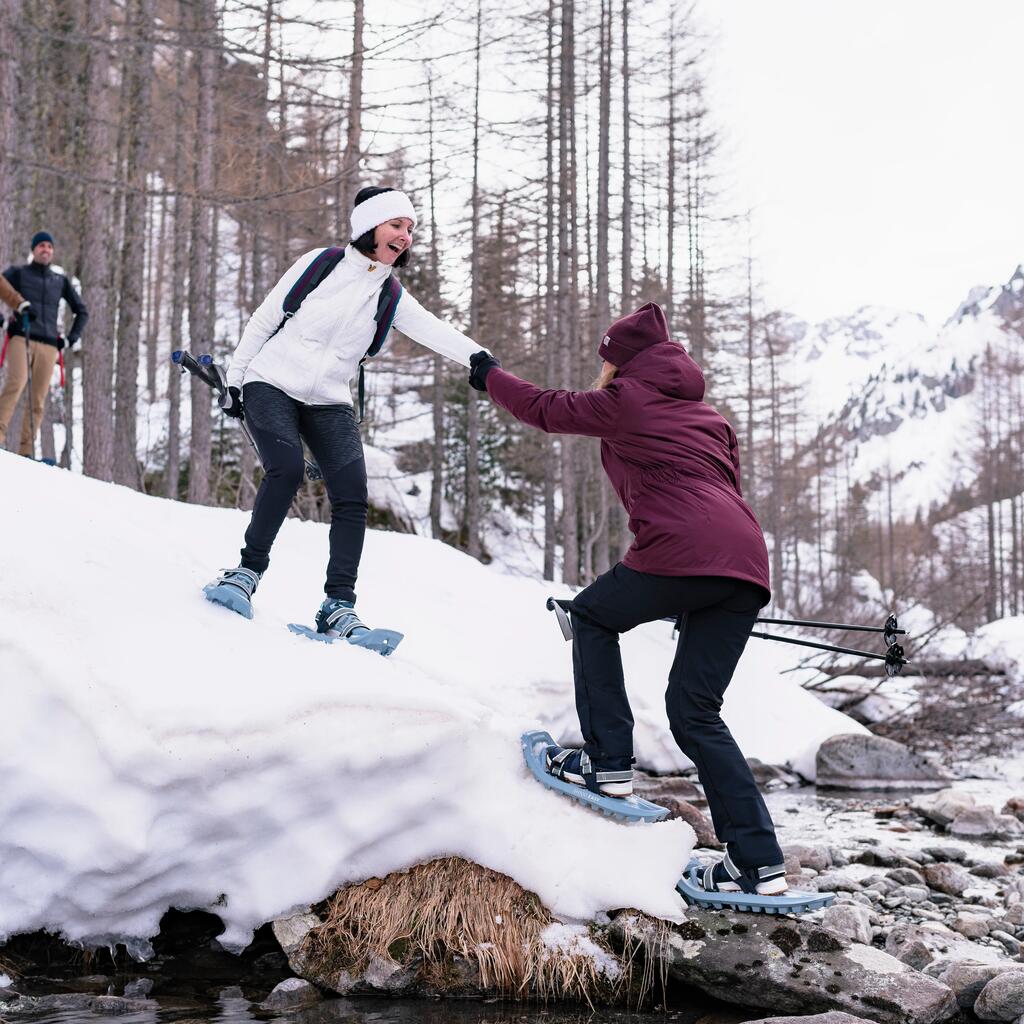 Sieviešu ūdensnecaurlaidīga ziemas pārgājienu jaka “SH500”, -10 °C