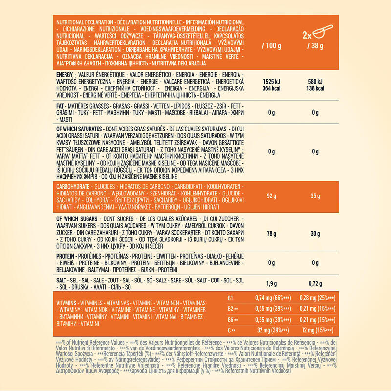 Boisson isotonique poudre iso orange 2kg