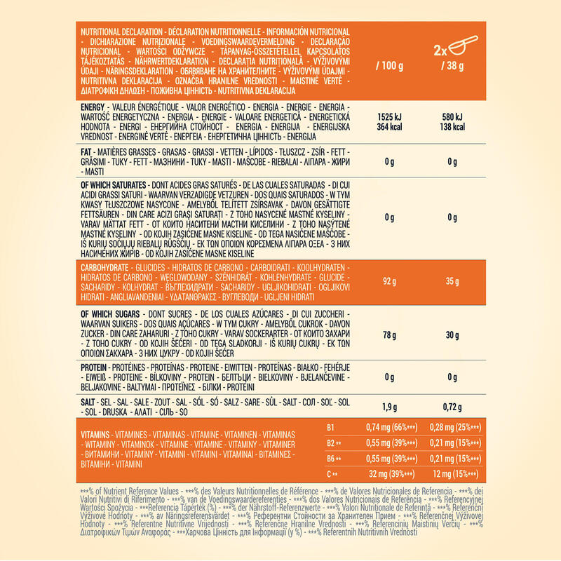 Isotonický nápoj v prášku ISO s pomerančovou příchutí 2 kg