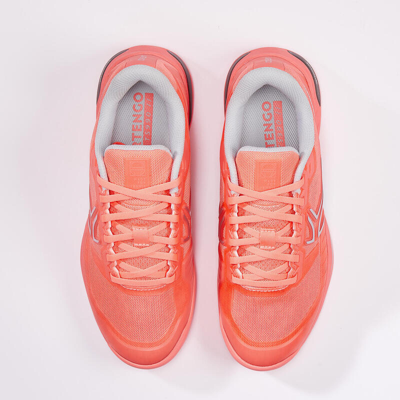 女款網球鞋TS990－珊瑚橘