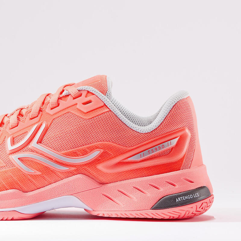 ZAPATILLAS DE TENIS MUJER TS990 CORAL