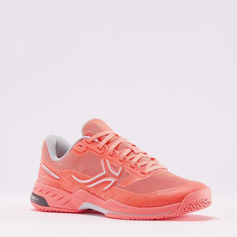 Tennisschoenen voor dames TS990 koraal