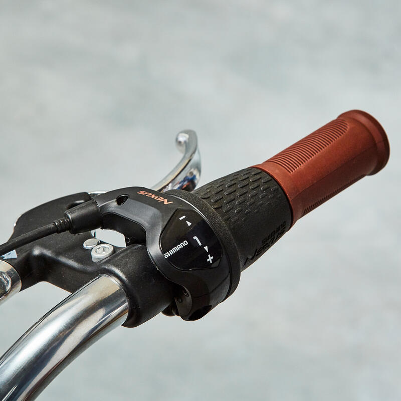 Bicicletă de oraș Elops 900 20" roșu copii 120-135 cm