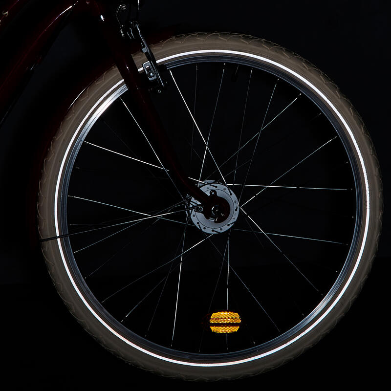 Bicicletă oraș ELOPS 900 roșu copii 135-150 cm