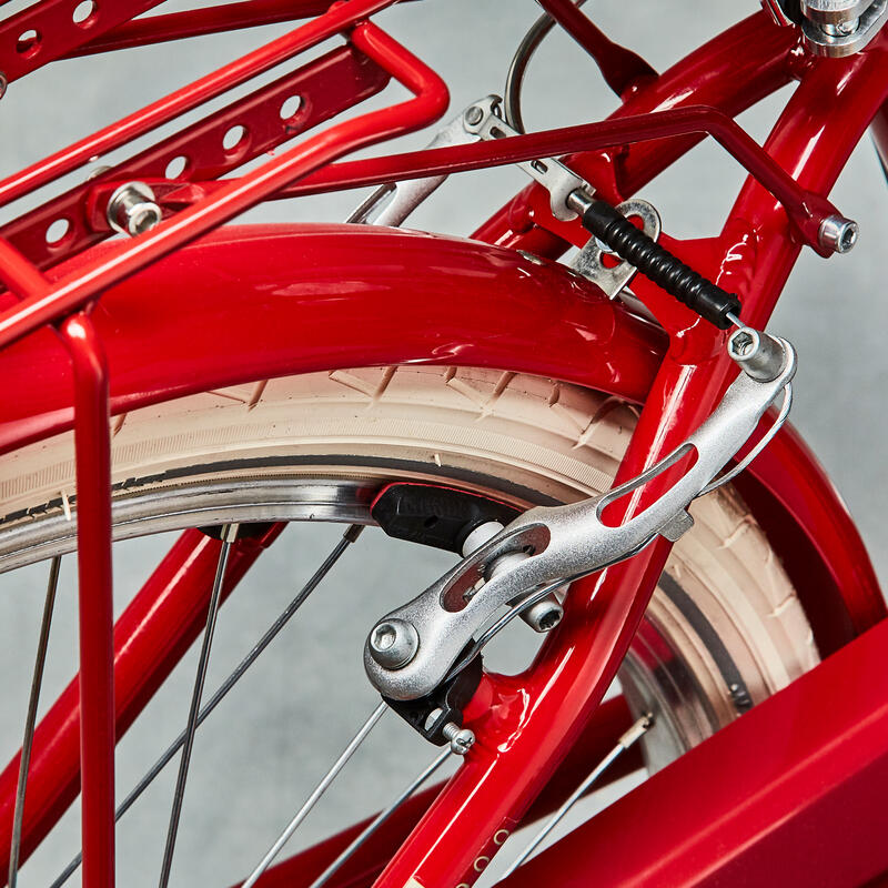 Bicicletă oraș ELOPS 900 roșu copii 135-150 cm