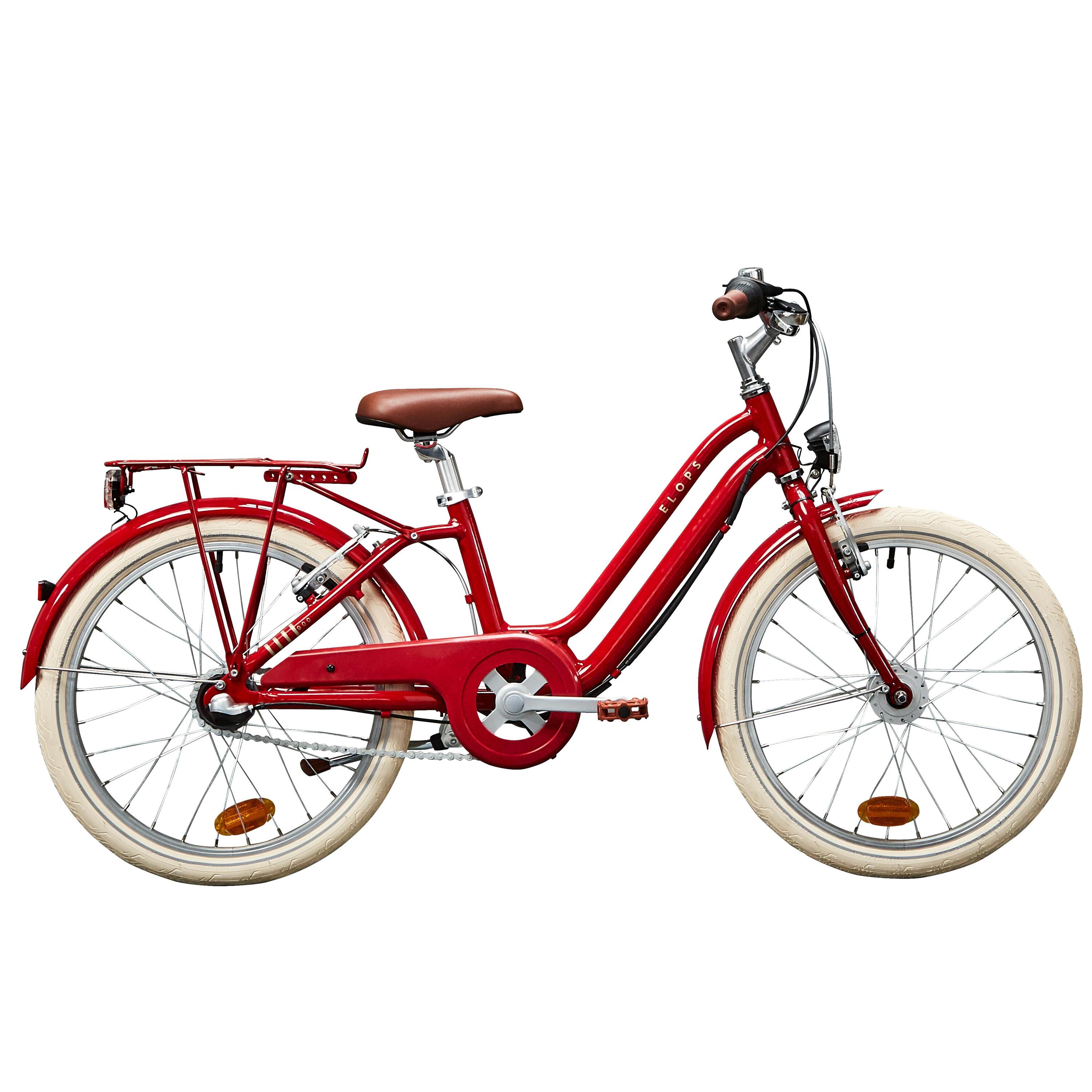 Kids' 20" 6-9 Years City Bike Elops 900 - Red 1/15