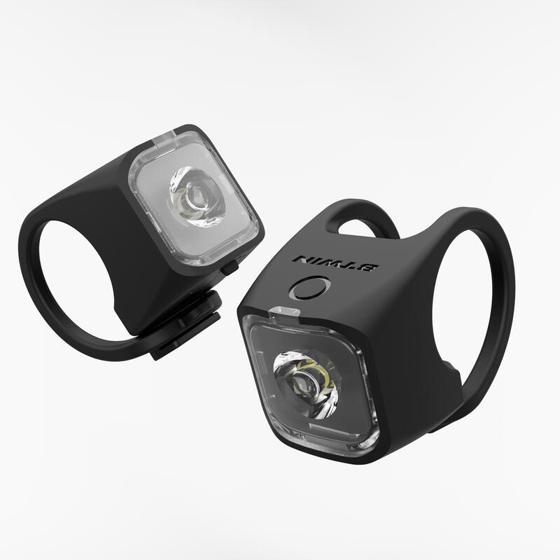 ไฟหน้า/ท้ายจักรยาน LED รุ่น SL 500 ชาร์จไฟผ่าน USB ได้ (สีดำ)