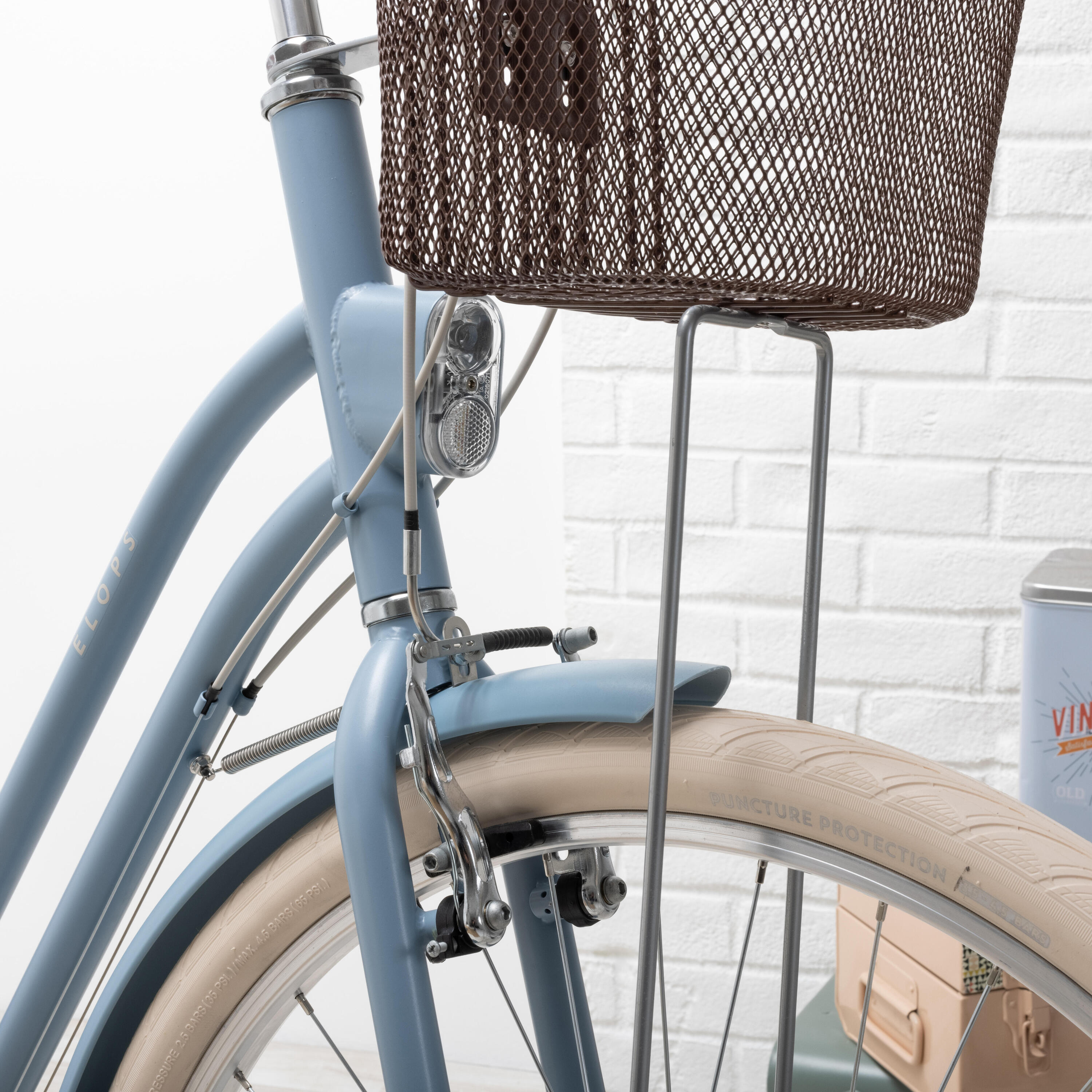 Second Hand - Bici città ELOPS 520 telaio basso blu jeans 42/68