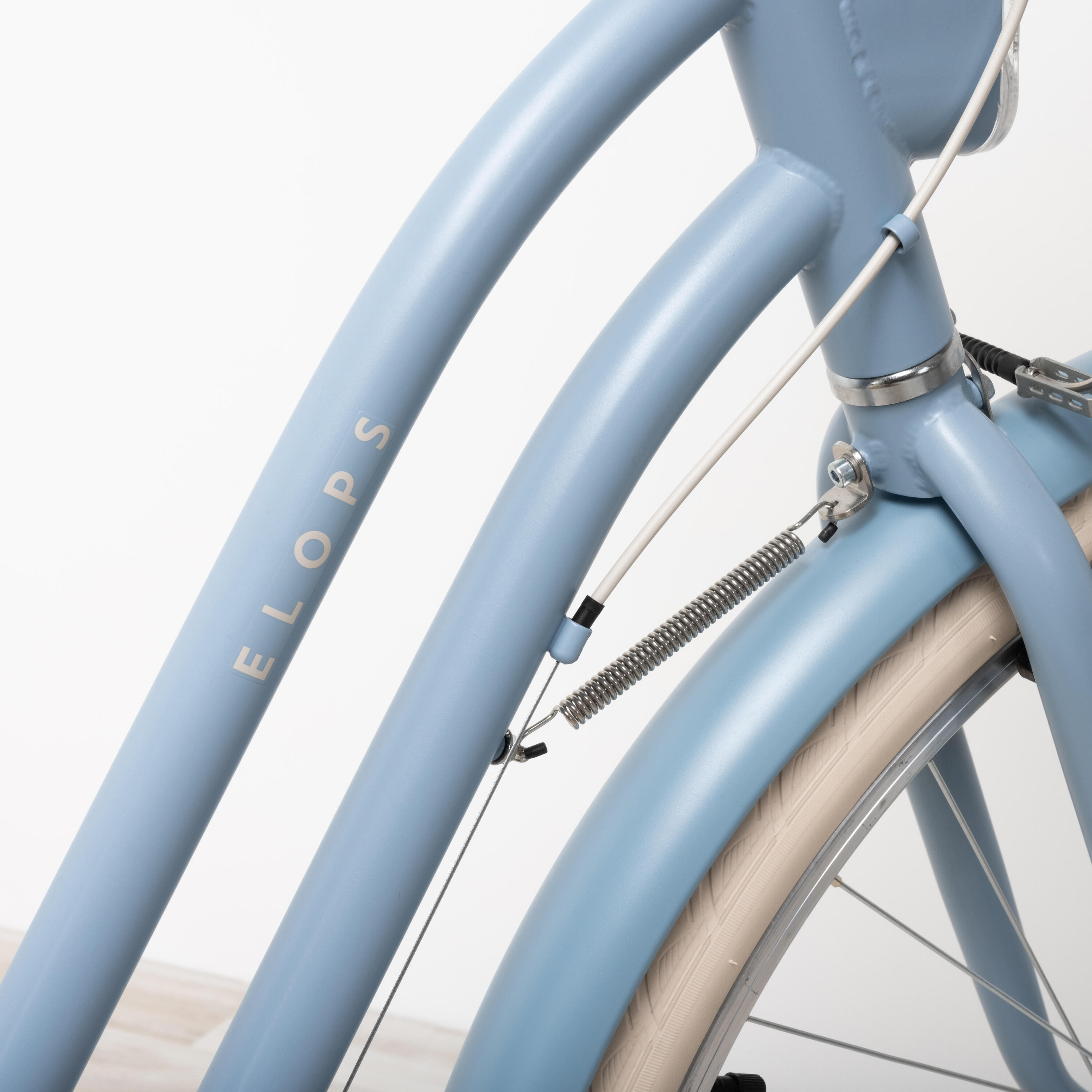 Second Hand - Bici città ELOPS 520 telaio basso blu jeans 35/68