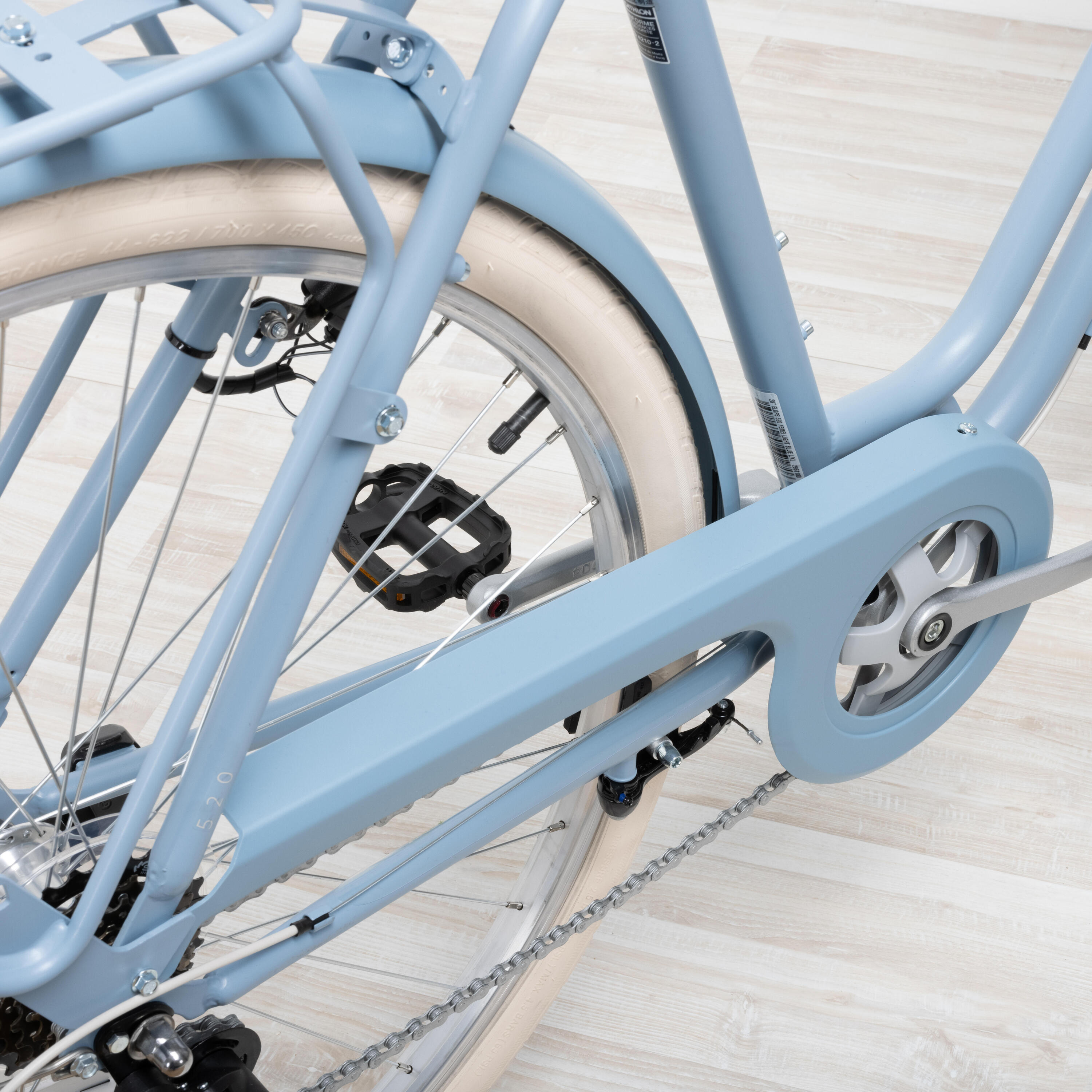 Second Hand - Bici città ELOPS 520 telaio basso blu jeans 33/68