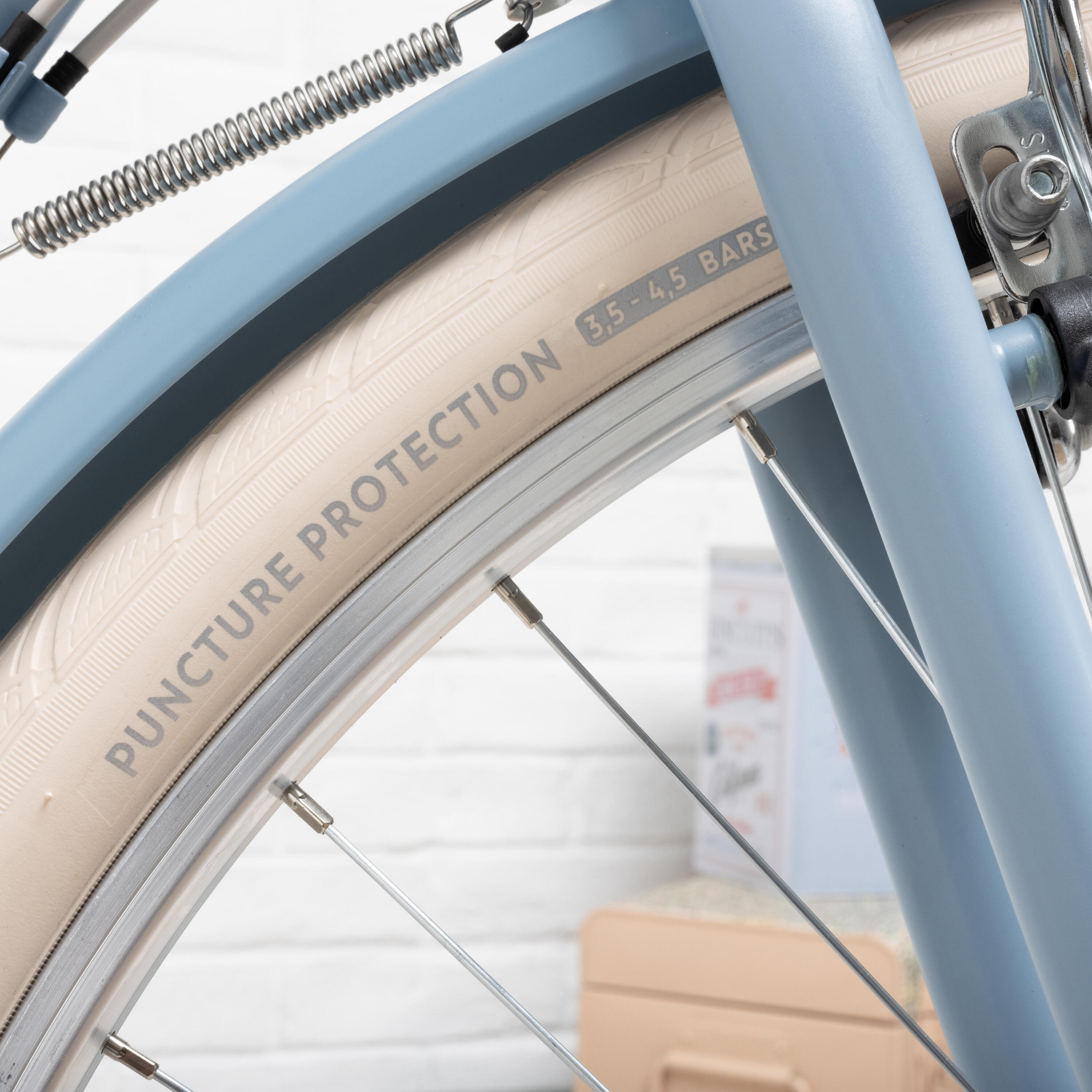 Second Hand - Bici città ELOPS 520 telaio basso blu jeans 30/68
