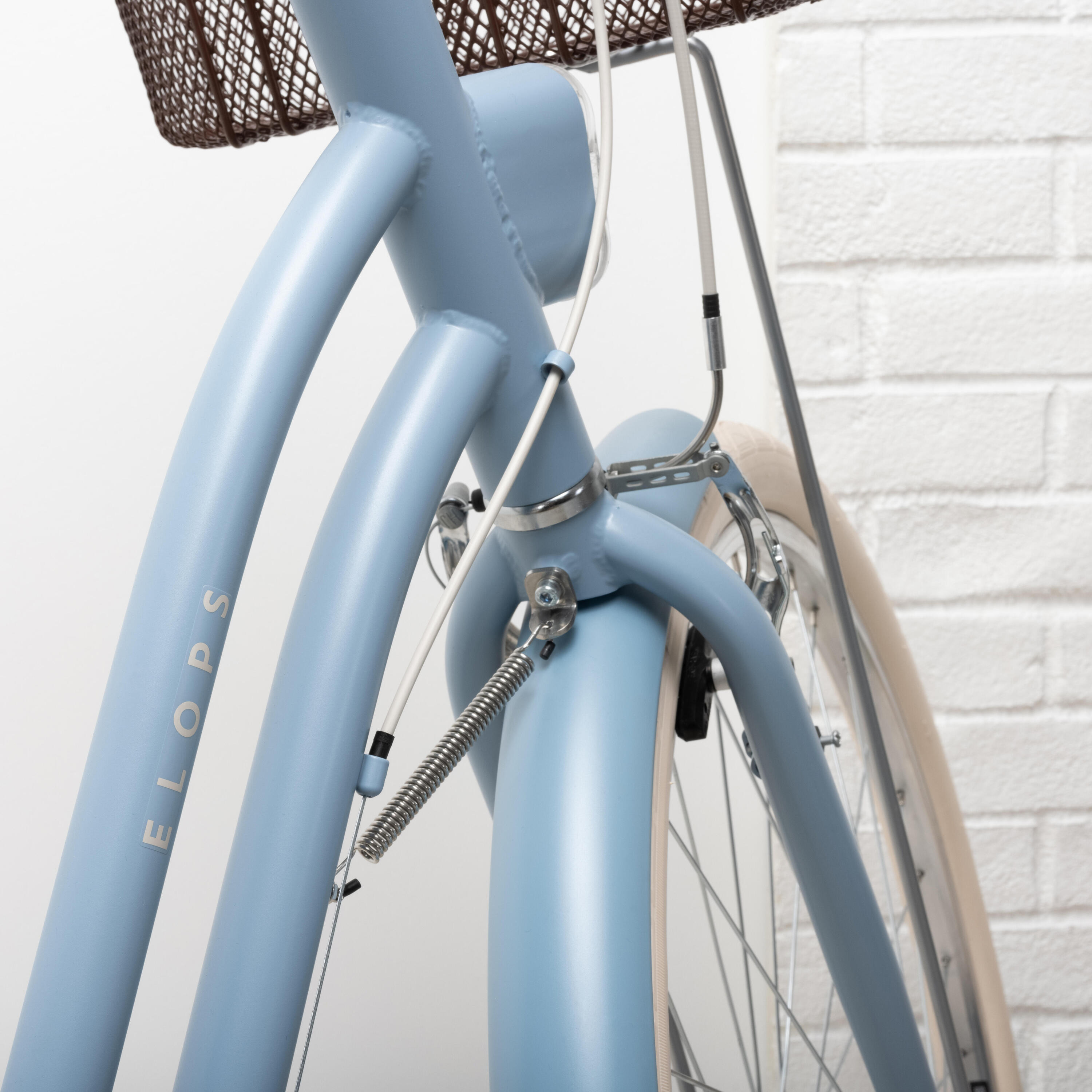 Second Hand - Bici città ELOPS 520 telaio basso blu jeans 26/68