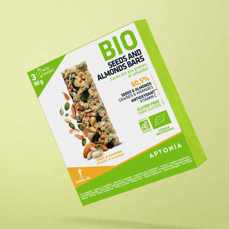Riegel mit Saaten und Mandeln Bio/glutenfrei 3× Media 1