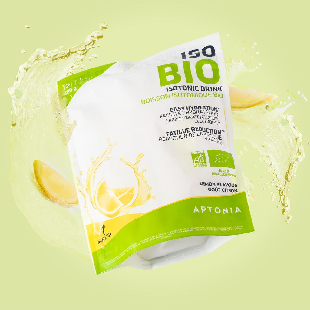 ISO Organic Isotonic Drink Powder 480g - Lemon