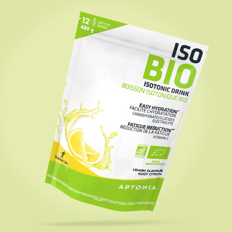 ISO Organic Isotonic Drink Powder 480g - Lemon
