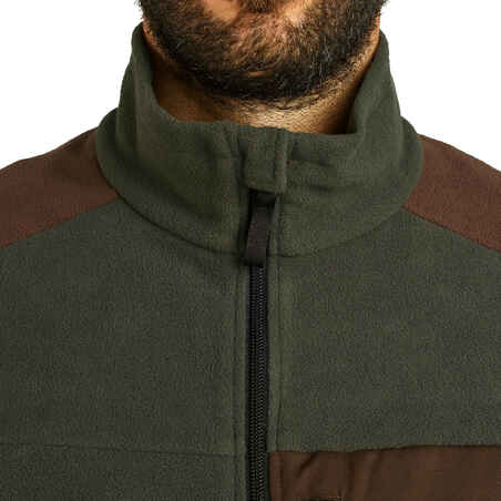 FLEECE TWO-TONE BROWN-GREEN 500