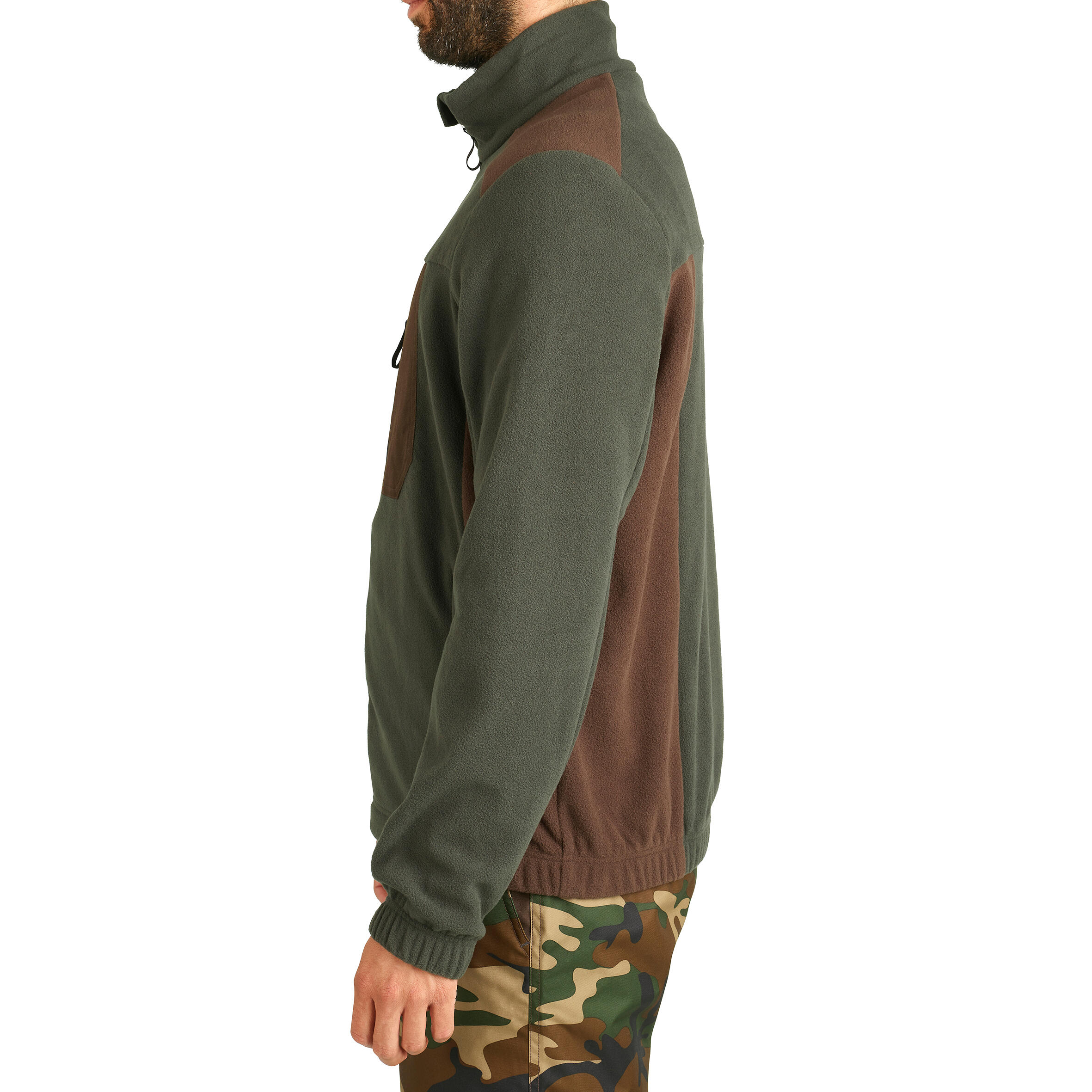 FLEECE TWO-TONE BROWN-GREEN 500 4/12