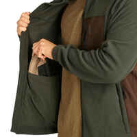 FLEECE TWO-TONE BROWN-GREEN 500