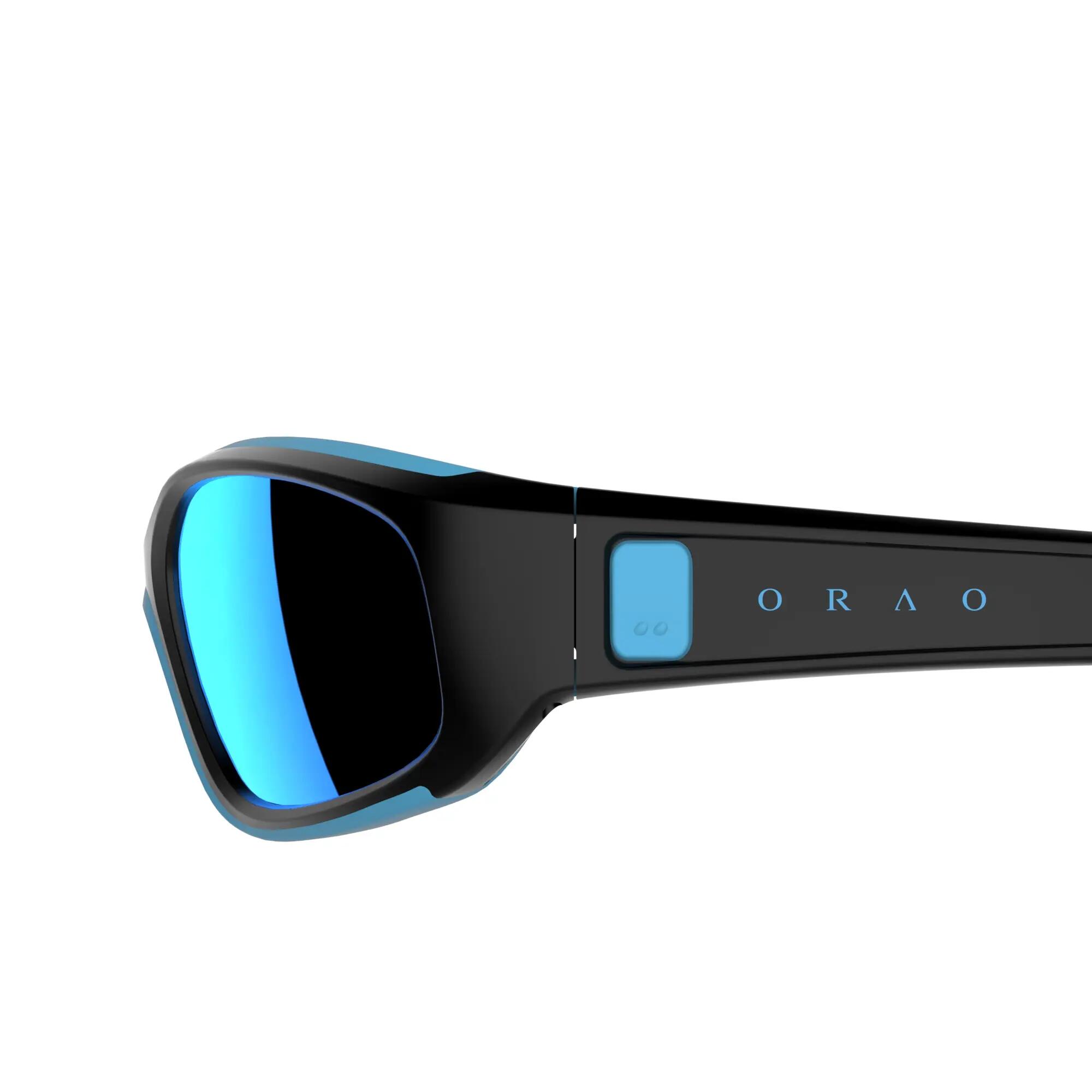 BOOMER kids' walking sunglasses (5 to 8 years) - black & blue category 3 3/11