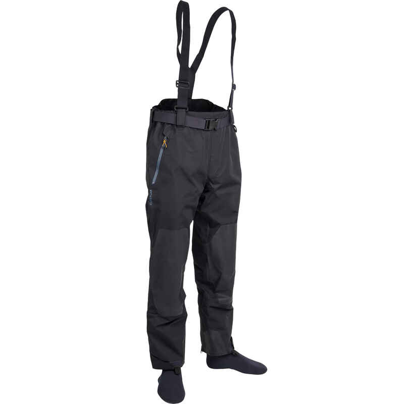 Waterproof, breathable wading trousers with neoprene booties - TW