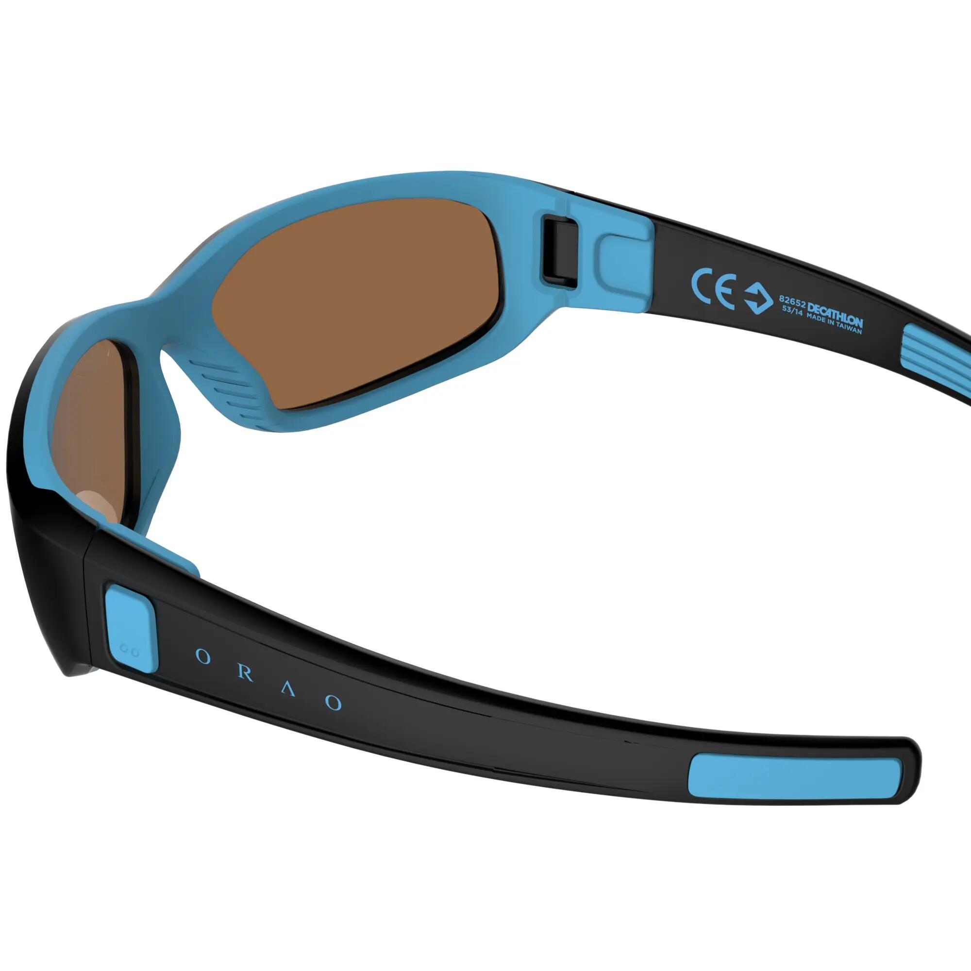BOOMER kids' walking sunglasses (5 to 8 years) - black & blue category 3 7/11