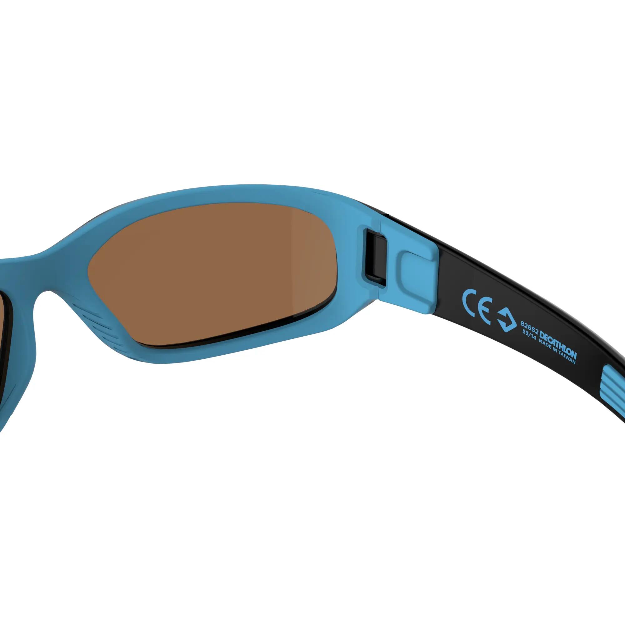 BOOMER kids' walking sunglasses (5 to 8 years) - black & blue category 3 8/11