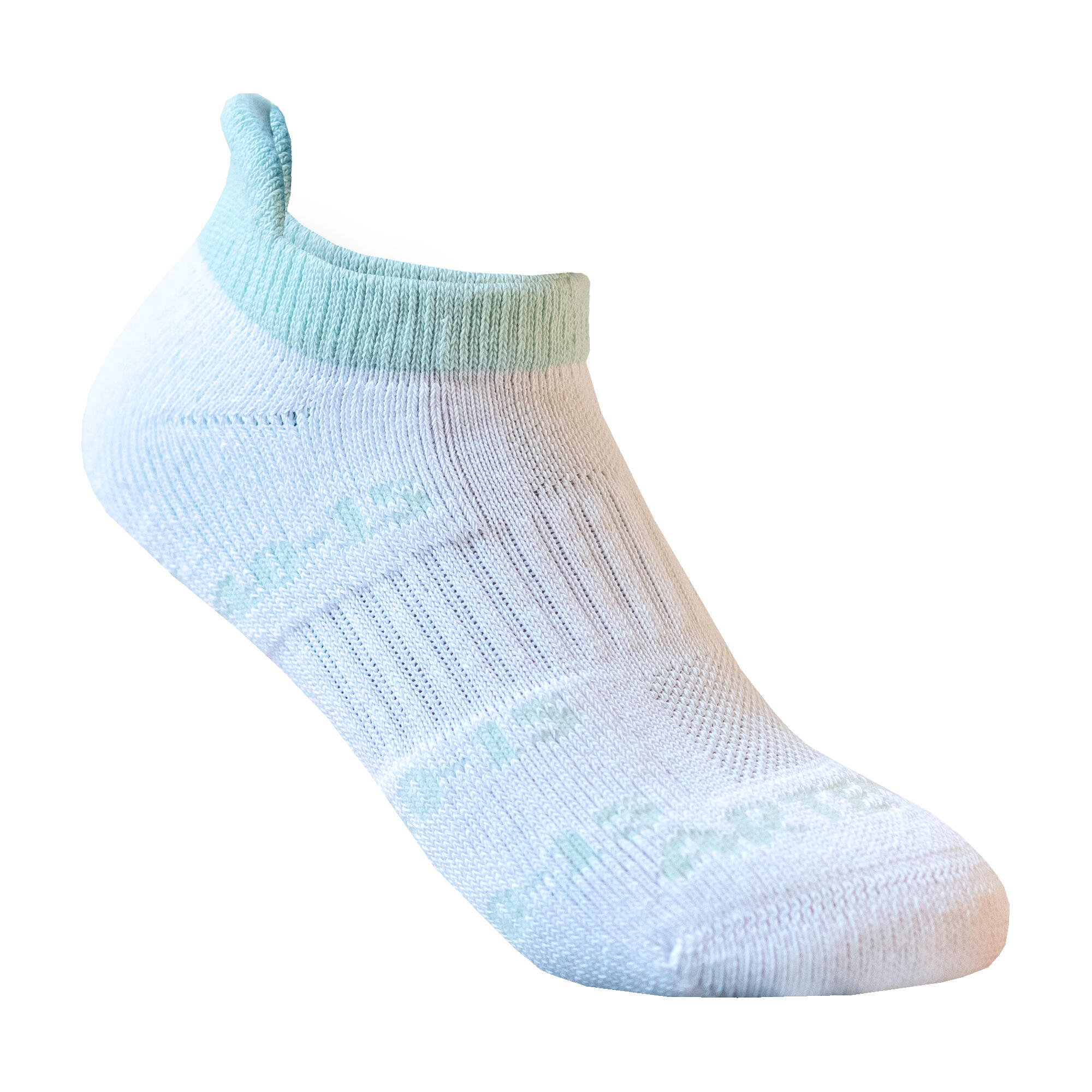Kids' Low-Cut Sports Socks Tri-Pack - Purple/Green/Blue 3/4