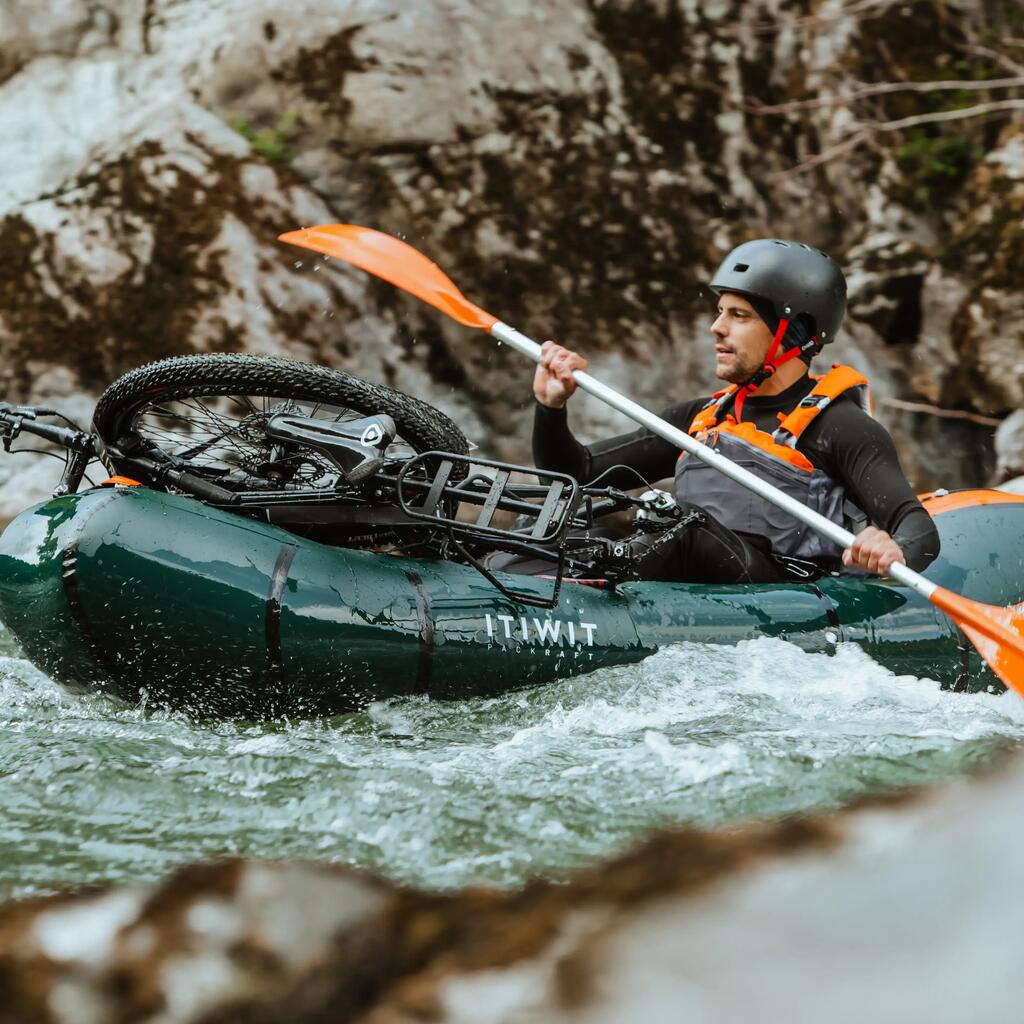 Packraft PR500 TPU nafukovací s vodotesným zipsom na rieku pre 1 osobu