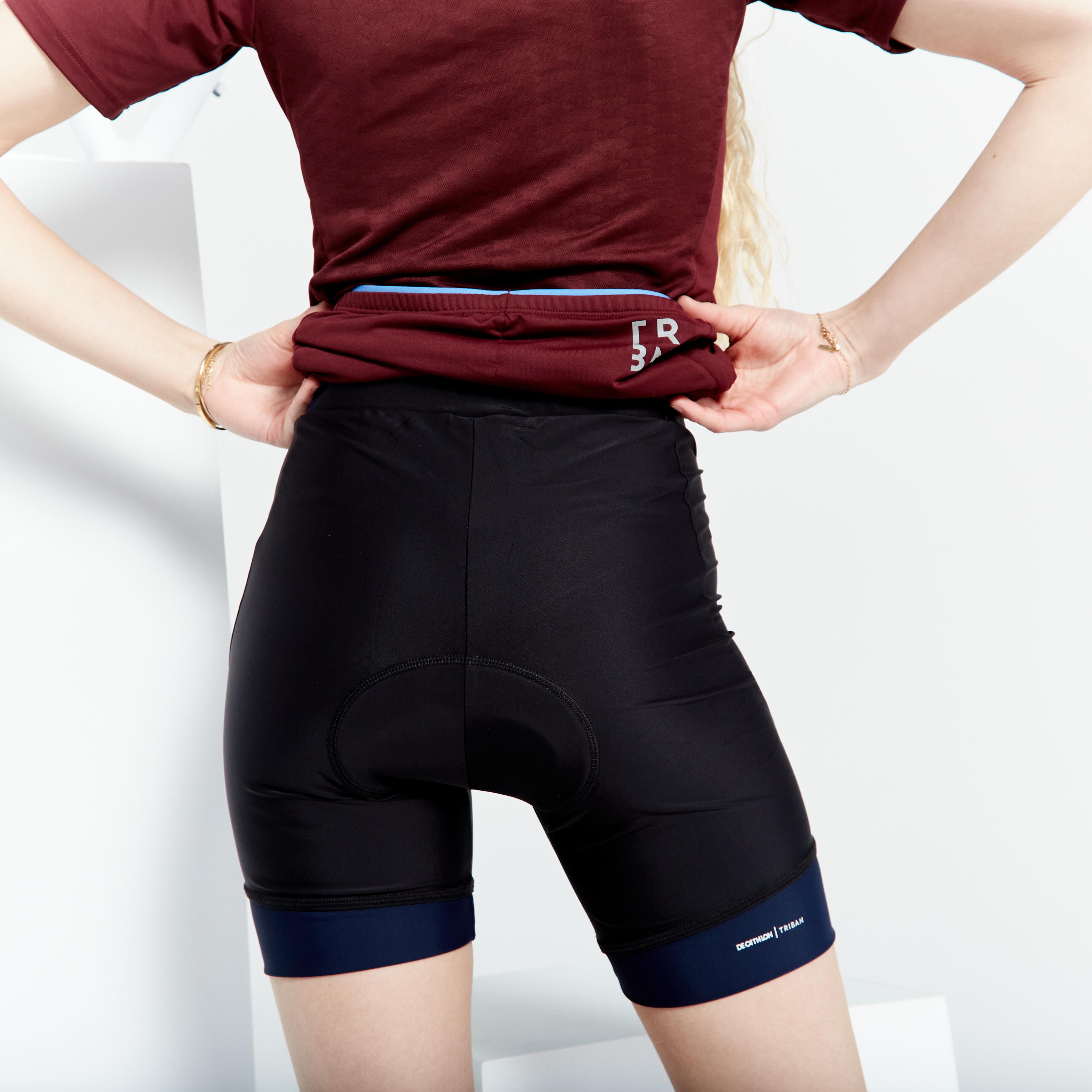 decathlon cycling shorts womens
