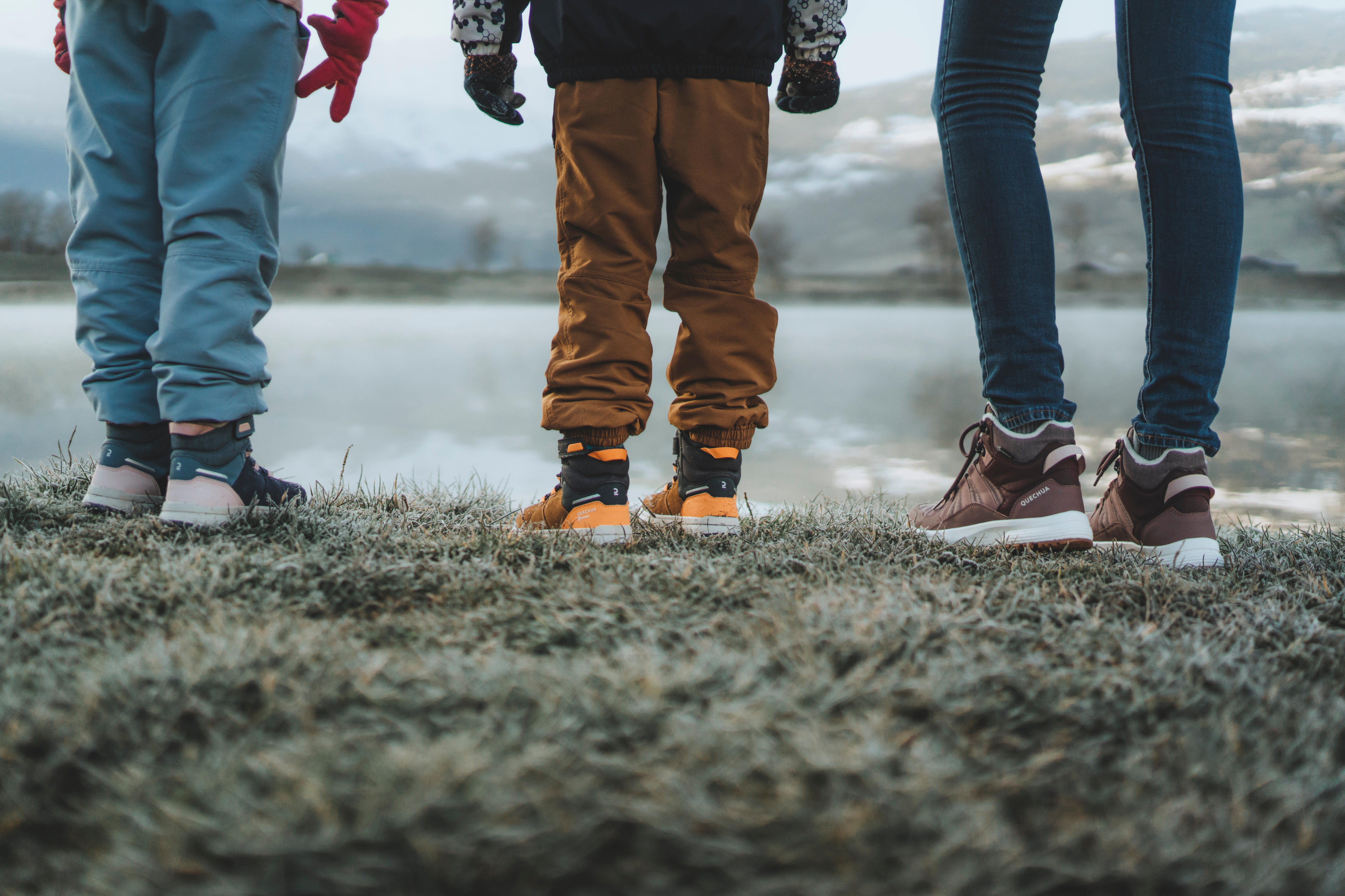 Kids’ Leather Winter Boots - SH 500 - QUECHUA