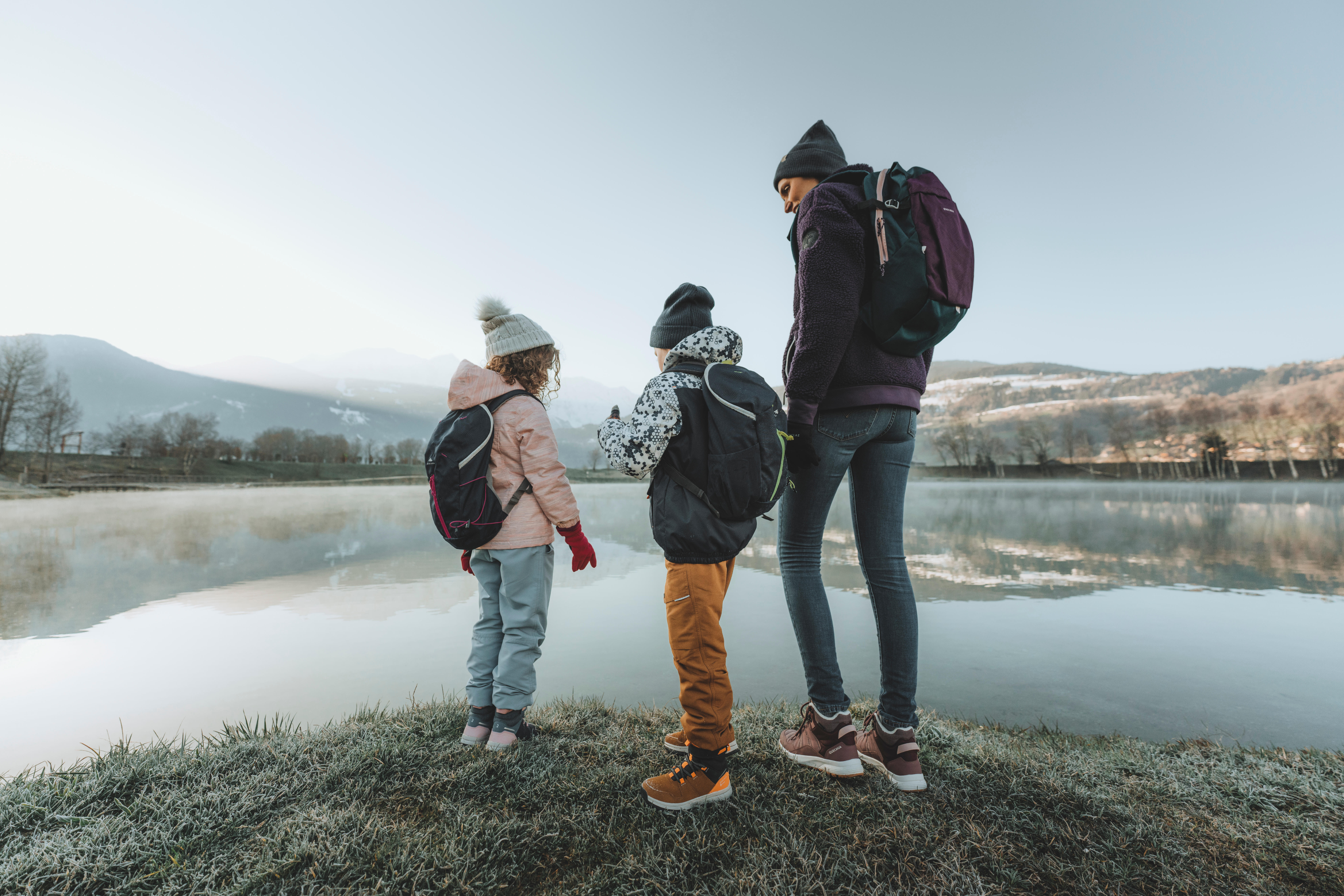 Kids’ Leather Winter Boots - SH 500 - QUECHUA