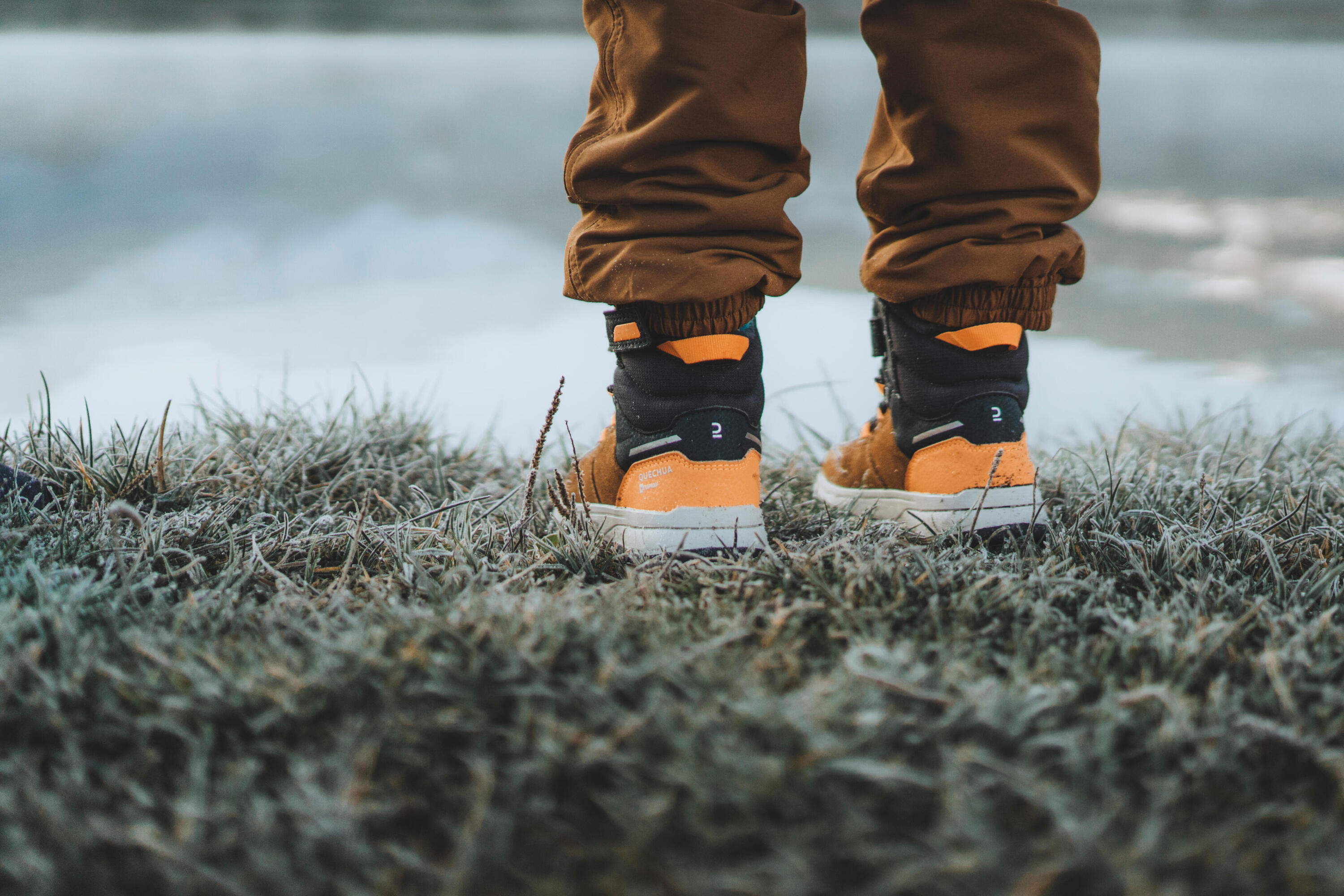 Bottes d’hiver enfant – SH 500 brun 8/10