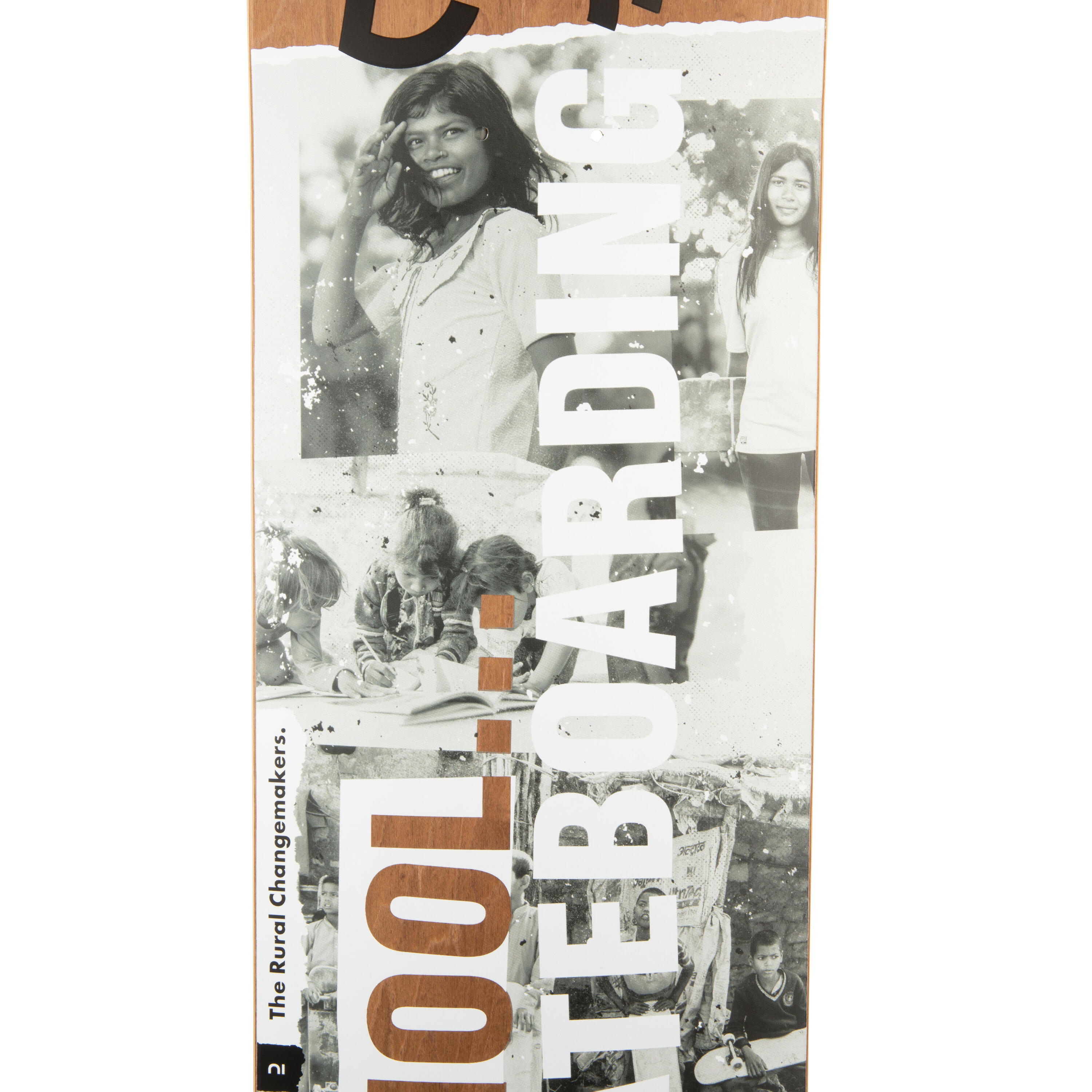 Skateboardová deska z javoru DK120 Rural Changemarkers velikost 8,25"  6/23